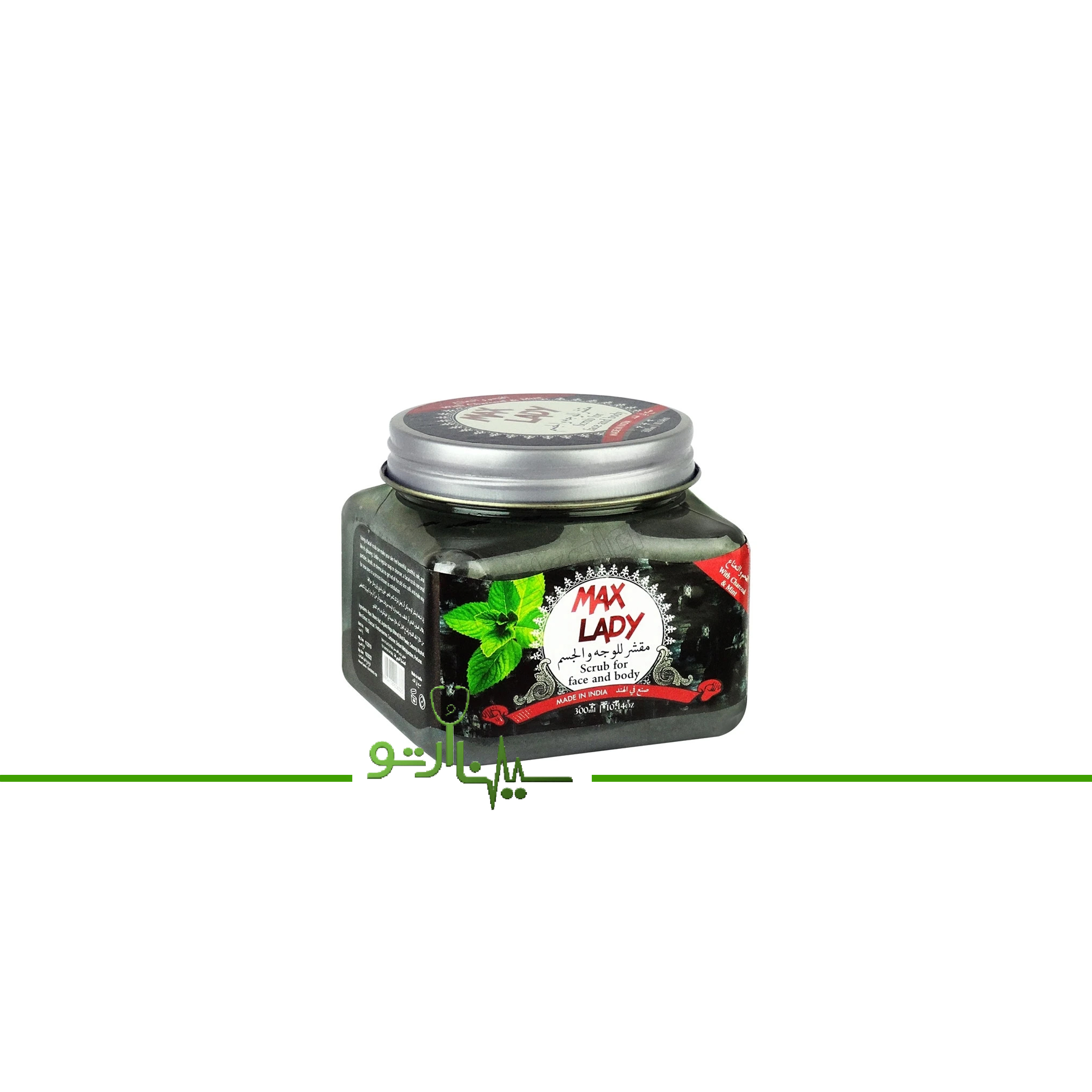 اسکراب لایه بردار پوست مکس لیدی مدل ذغال