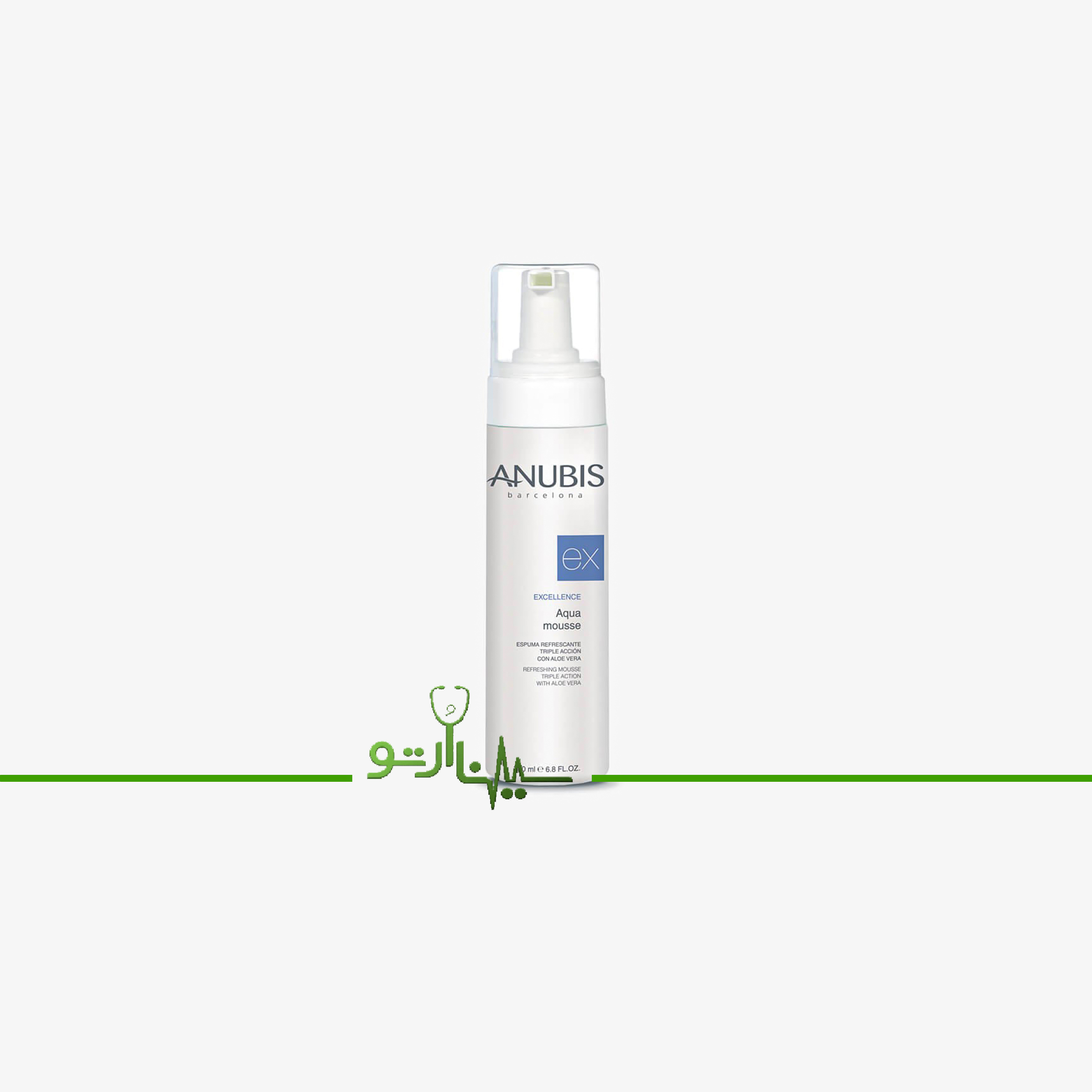 Aqua Mousse ویژگیهای فوم شستشو رطوبت رسان و آبرسان آنوبیس